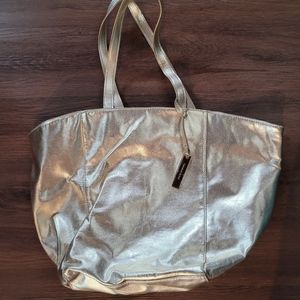 Gold Victorias Secret Tote
